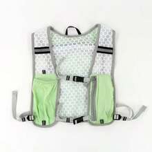 1pc Lightweight Running Vest Backpack For Women, With Multi-Functional Storage Design, Suitable For Outdoor Hiking, Cycling, Running, Climbing And Other Sports Activities. Reflective Strips, Breathable And Water-Resistant. - Multicolor - View 15