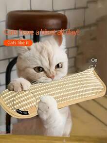 1pc Cat Toy Pillow And Scratching Pad, Suitable For Solo Play And Intimate Interaction, Keeps Your Feline Friend Happy And Calm. The Perfect Gift For Your Cat. - View 2
