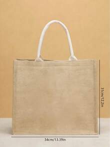 Individuell gestaltbare Leinen-Tragetasche, wasserdichte Einkaufstasche, Aufbewahrungstasche und Leinen-Reisetasche. Geeignet für Hochzeiten, Geburtstage, Strände und Urlaubsreisen, perfekt für Brautjungfern, Studenten und Strandausflüge. Geeignet für Mittelschule, Oberschule, Universität, Erstsemester, Zweitsemester und untere Klassen. Geeignet für Hochzeitssaison, Musikfestivals, Frauentag, Ostern und Sommerurlaub am Strand - Verschiedenfarbig - Übersicht 6