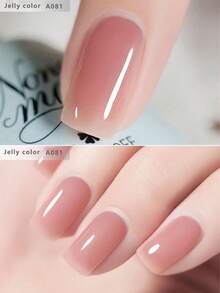 新款裸色美白指甲油，含透明底油、黑色底油、UV灯卸甲油、亮面和哑光面油，适用于美甲凝胶、亚克力按压式美甲贴片，持久耐用，是美甲DIY的理想之选，也是送给女性的美容礼物。 - 彩色 - 查看 18