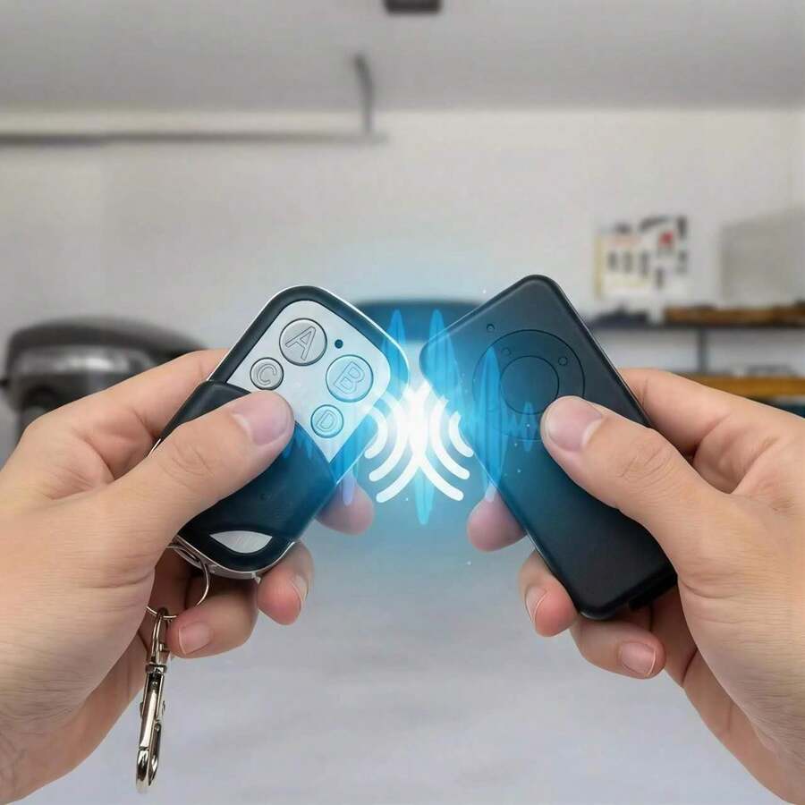 Controle Remoto 433MHz para Portões Eletrônicos - Preto - Visão 1