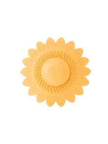 Flower-Shaped Press-Type Sink Strainer, Floral Design Sink Cover, Hair Filtering Drain Plug With Sunflower Deodorizing Drain, Bathroom Hair Catcher, Easy Installation, Shower Hair Trap, Suitable For Bathtub, Sink, Kitchen, Bathroom Accessories, Bathroom Tools, Kitchen Essentials - Multicolor - View 18
