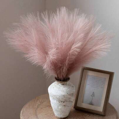 10/20/50pcs Artificial Cattail Reeds, Tall And Fluffy Fake Flowers, Boho Decor, Suitable For Wedding Party Decoration, Home Living Room Bedroom Decor, Vase Filler, DIY Photography Props, Birthday Graduation Gifts, Autumn Decoration