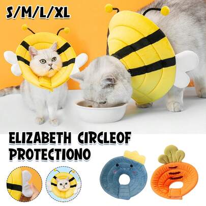 Aimall Elizabeth Circle Cat Sterilization Collar Anti-Licking Pet Scarf For Cat And Dog