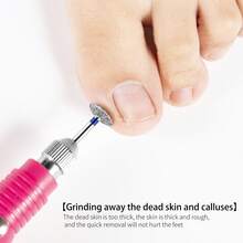 1pc Nail Drill Bit Diamond Polishing Head Flying Saucer-Shaped Polishing Head Callus Removal Tool For Feet Dead Skin Removal & Nail Polishing Manicure & Pedicure Polishing Tool - Multicolor - View 7