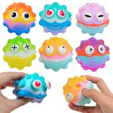1pc Pioneer Popping Stress Relief Ball, 2026 New Silicone Eye Bubble Ball, Silicone Pest Control, Pioneer Bulging Eye Bubble Ball - Birthday Gift, Christmas Gift, Holiday Gift, Perfect Gift - Multicolor - View 8