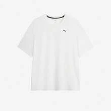 Puma 官方正品 2025 夏季男士简约透气短袖套头衫 520759-52 - 白色 - 查看 1