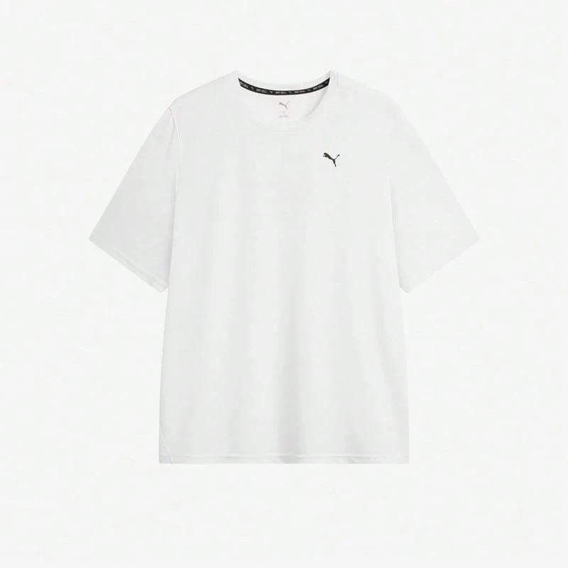 Puma 官方正品 2025 夏季男士简约透气短袖套头衫 520759-52 - 白色 - 查看 1