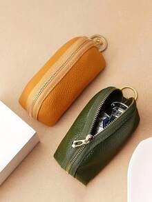 Elegant Women Coin Purse, Car Key Holder, Cute Small Storage Bag, Minimalist Lovely Keychain, Mini Home Coin Pouch, Card Holder, Small Wallet, Travel Wallet - Multicolor - View 2