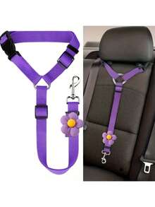 1件装狗狗安全带，用于在乘车旅行时固定宠物，宠物牵引绳，狗狗车载安全带，狗狗汽车座椅套，宠物汽车座椅 - 彩色 - 查看 13