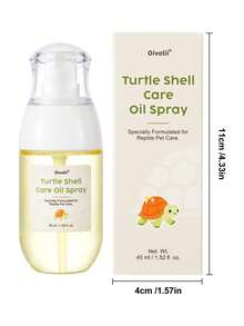 Turtle Shell Oil Spray - Restores Shine & Prevents Cracking, Moisturizing Care For Dry Turtle Shells, Reptile Skin & Shell Conditioner - Tortoise Shell Care Oil - View 7