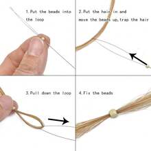 200Pcs 3.0mm Silicone Nano Rings Copper Rings With Silicone Lined Hair Beads Hair Rings Hair Extension Tools - View 4