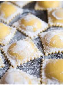 2.75英寸方形印章套装，带木柄和凹槽边缘，适用于厨房 - 彩色 - 查看 4