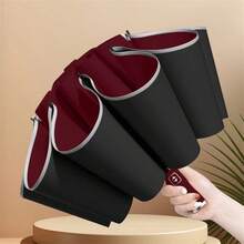 1把自动反向折叠伞，大伞面，干式反向折叠设计，反光条提升夜间安全，商务伞，多种颜色可选，男女通用，母亲节礼物，卧室装饰，花园装饰，厨房装饰，夏季，海滩，旅行必备，房间装饰，软萌可爱，毕业季礼物 - 汽車反向傘 - 查看 3