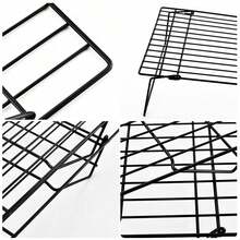 1/3 Tier Cooling Rack, Suitable For Cookies, Cakes Etc. - Can Cool Batches Of Cookies, Cake Layers Or Finger Foods, Black - Black - View 5