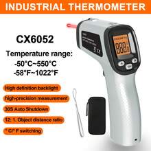 Handhållen beröringsfri lasertermometer med infraröd laser, lämplig för matlagning, grillning, ugn, mätområde -58°F~1022°F (-50°C~550°C) - Multifärgad - Visa 15