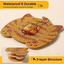 新款DIY钻石画，8件套闪亮水晶杯垫，卡通设计，适合客厅和卧室——完美礼物之选 - 查看 5