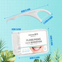 300Pcs/150Pcs Disposable Dental Floss Picks In Durable Storage Box,  Shred-Resistant Teeth Cleaning Flossers, Lint-Free Smooth Floss Sticks For Plaque & Food Debris Removal, Portable Oral Care Tools For Home Travel Office Hotel Daily Use For Adults & Family - 彩色 - 查看 4