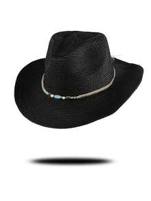 1pc Fashionable Foldable Denim Sun Hat, Suitable For Outdoor Activities Like Beach, Hiking, Climbing, Also Can Be Daily Accessory And Gift - Teardrop Hat - View 12