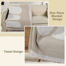 sofás y sofásGugxiom Funda de Sofá Chenille de Doble Cara Fundas de sofá para Perros y Gatos Cubre Salas esquineras en L para sofá de 3/2/1 Cojines Beige 180 * 130cm - Beis - Ver 5