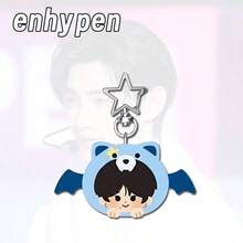 Star Buckle Pendant, Bat Head Circle Ins Cartoon Acrylic Fan Decor Pendant - Multicolor - View 3