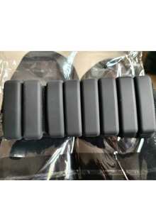 1件套可调节硅胶腕踝负重带，防水力量训练健身器材，适用于跑步、健身房、瑜伽、游泳 - 黑橙色 - 粉色 - 查看 6