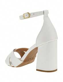 Shekinah Women Heeled Sandals - 白色 - 查看 5