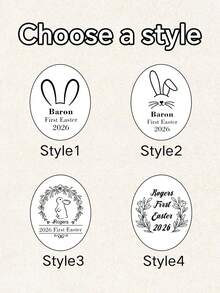 Personalized Easter Egg With Name – Custom Easter Gift For , First Easter, Easter Basket Stuffers,Wooden Easter Egg Personalized Custom Name Wooden Easter Gift (1pc Wooden Egg, Egg Holder) - Multicolor - View 7