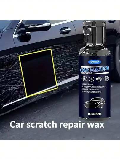 KineShineX Car Scratch Repair, Car Paint Touch-Up Paste, Car Scratch And Swirl Removal Paste, Car Wax And Repair Cream. Restore Your Car's Shine, Protect Your Car's Paint Surface, Essential Car Maintenance Tool Kit, Car Parts, Holiday Gifts-Make Your Car Look Brand New!