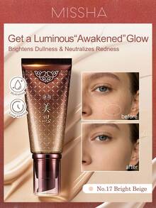 Missha [50ml] Misi Chao Bo Yang BB Cream | Multi-Functional Foundation, Moisturizing, Sunscreen | Brightening, Concealing, Hydrating - No. 17 Bright Beige - View 1