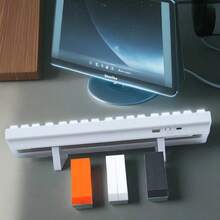1 Pair Adjustable Keyboard Risers, Tilt Angle Adjustable 20°, Comfortable Typing, Compatible With Roland, Arturia, Korg, Novation, Teen Engineering EP-133 KO II And Other Music Devices - Non-Slip Design, Enhanced Stability, Office Desk Accessory, Office Decor, Laptop Accessory, Office Supplies - A - View 6