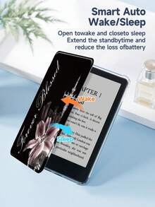 1 pieza Funda para tableta y libro electrónico Kindle compatible con la 10.ª generación, 11/Air 4.ª/Air 7.ª/9.7 pulgadas, compatible con Samsung Galaxy Tab A9 Plus, Kindle (11.ª generación-lanzamiento de 2024)(6 pulgadas), Kindle Paperwhite 12.ª generación 2024, gran regalo para fiestas, diseño elegante y sencillo con la cruz y los lirios. - Ver 7