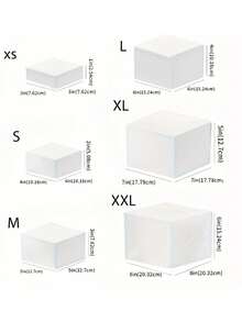 3/6pcs Stackable Acrylic Dessert Display Stand, White Rectangular Dessert Box, Multiple Sizes Available, Suitable For Party, Buffet, Wedding Decoration, Bridal Shower, Baby Shower, Birthday Party, Dessert Display, Christmas And Holiday Party Decor - White Square - View 7