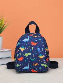 卡通恐龙潜水小背包/斜挎包/零钱包 - 时尚斜挎包，可爱卡通休闲户外胸包 - 彩色 - 查看 3