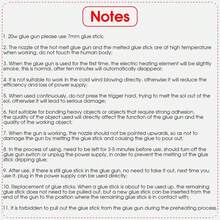 20瓦热熔胶枪，配50根胶棒，快速加热，迷你胶枪套装，适用于DIY手工和快速家居维修，蓝色 - 英規插(220-240V) - 查看 12
