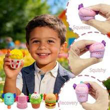 24 Pack Axolotl Food Slow Rising Squishy Toys Stress Relief Squeeze Toys For Girls Boys Easter Basket Stuffers Gifts Fillers Party Favors - 如圖所示 - 查看 6