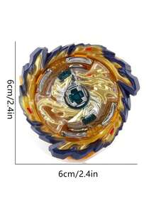 1pc Burst Spinning Top B167 Left Rotation Battle Game Toy - Yellow - View 2