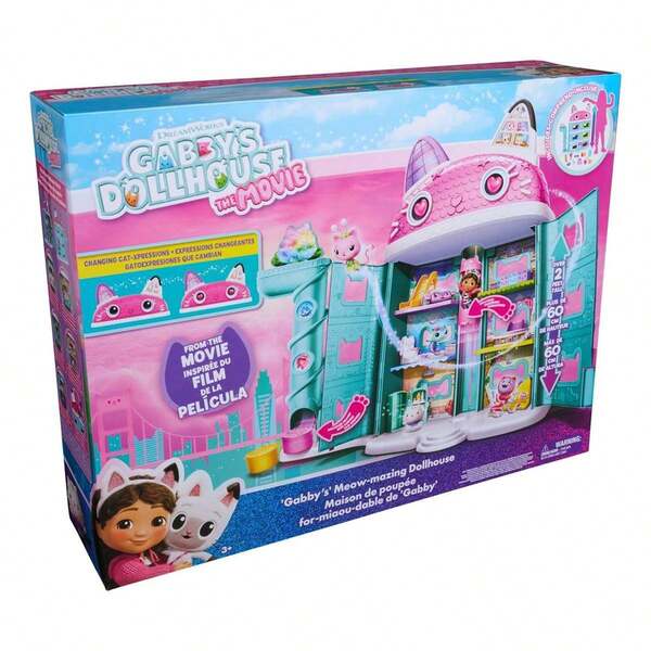  Conjunto do filme Casa de Bonecas da Gabby. Inclui 1 figura e 8 acessórios. 43,18 x 55,88 x 13,34 cm. ✅ Entrega em 24/48h para a Espanha continental - Casa de Bonecas da Gabby - Figuras de Personagens - Spin Master - Ref. 6074334