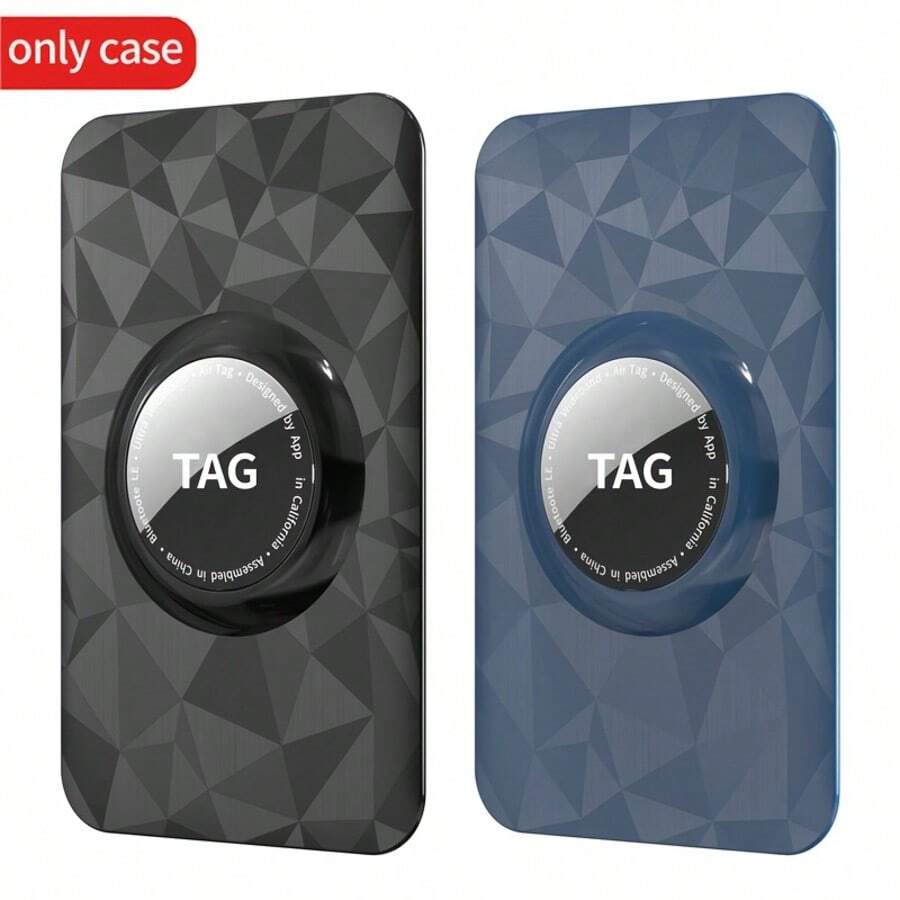 Dies ist ein Set mit 2 Stück, entworfen für Airtag Geldbörsenclips und Airtag Halterungen, mit einer Dicke von 0,3 Zoll (ca. 0,8 cm). Es ist eine ultradünne Kartenhülle Geldbörsen Schutzhülle für Geldbörsen, Handtaschen, Rucksack-Geldbörsen - Verschiedenfarbig - Übersicht 1