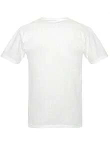 Camiseta con Estampado de Palmeras, Camisetas de Manga Corta con Cuello Redondo para Hombre, Regalos para Hombre, Camisetas para Uso Diario y Estilo Casual - Camiseta Unisex de Algodón Suelto de Manga Corta con Cuello Redondo Estilo Vintage Urbano - Blanco - Ver 3