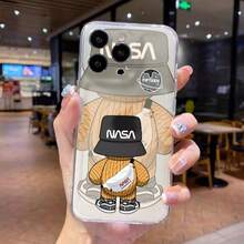Creative And Modern Space-Themed Phone Case, Compatible With Various Phone Models, With Custom Designs. - Modelo Gorra Negra - View 3
