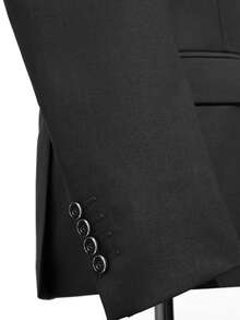 Chaqueta formal de traje para padrinos de boda y novio - Negro - Ver 5