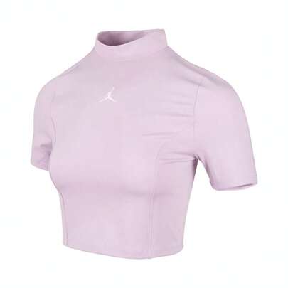 Jordan Camiseta polo de punto de manga corta sólida para mujer THJ0084-530
