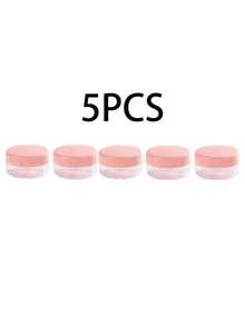 Hũ đựng kem mini trong suốt có nắp trong suốt, Hũ đựng mẫu mỹ phẩm bằng nhựa rỗng, Hộp đựng mẫu trang điểm nhỏ, Kem nhiều màu, Sữa dưỡng thể, Son môi, Phấn mắt, Bột sơn móng tay, Trang sức, Nhỏ gọn & Di động, Có thể tái sử dụng, Phụ kiện du lịch, Vật dụng cần thiết khi đi du lịch, Hũ đựng mẫu mỹ phẩm, Chai mini rỗng - Hồng - Xem 12