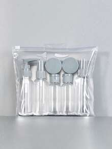 Bộ chai du lịch chống rò rỉ, có thể tái sử dụng, làm bằng chất liệu PP, thích hợp đựng đồ dùng vệ sinh cá nhân, chai đựng chất lỏng rỗng, hũ kem, dầu gội, dầu xả, sữa dưỡng thể, phụ kiện tuyệt vời cho sữa tắm và xà phòng khi đi du lịch. - Nhiều màu - Xem 1