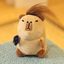 Llavero colgante de peluche de Capibara, muñeco de peluche suave colgante para mochila, decoración de llavero para bolso de coche, regalo, Capibara, Peluche de Capibara, Capibara, Capibara de ganchillo, Bolso de Capibara - Multicolor - Ver 26