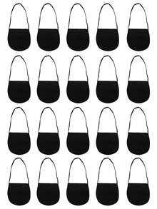 1/5/10 Pairs Transparent Lace Boat Socks Women's Summer Socks Ultra Thin Invisible Half Forefoot High Heels Invisible Socks Suspenders Design - Multicolor - View 16