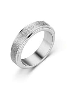 4pcs/Set Black Embossed Design Ring - Multicolor - View 9