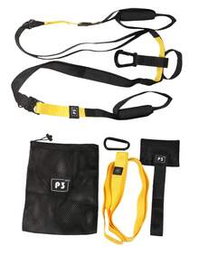 P3 Suspension Training Strap Home Fitness Resistance Band Training Set - Yellow - View 4