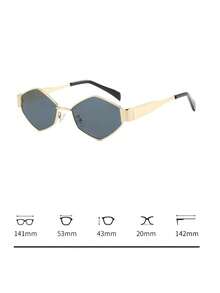 Fashionable Casual Retro Diamond Shape Glasses Sets - Diamond Combination - View 5